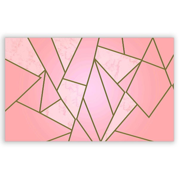 Painel Retangular - Geometrico - Sublimado 3D