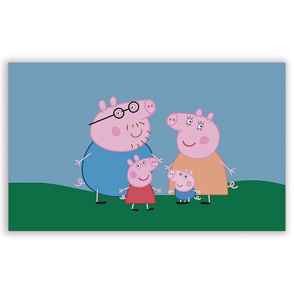 Painel Retangular - Peppa Pig - Sublimado 3D