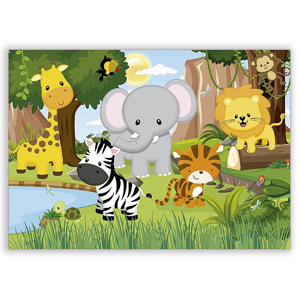 Painel Retangular - Safari - Sublimado 3D