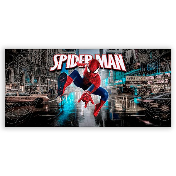 Painel Retangular - Homem Aranha - Sublimado 3D