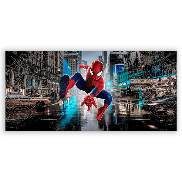 Painel Retangular - Homem Aranha - Sublimado 3D