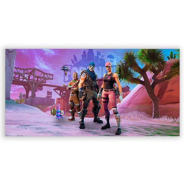 Painel Retangular - Fortnite - Sublimado 3D
