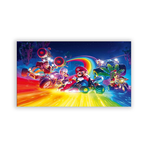 Painel Retangular - Super Mario - Sublimado 3D