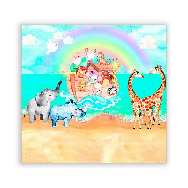 Painel Quadrado - Animais - Sublimado 3D