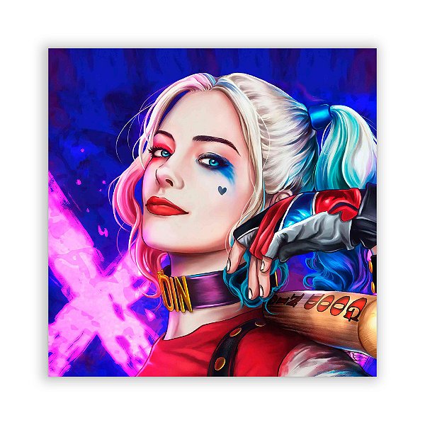 Painel Quadrado - Arlequina - Sublimado 3D