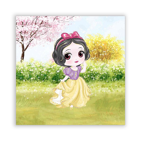 Painel Quadrado - Branca de Neve - Sublimado 3D