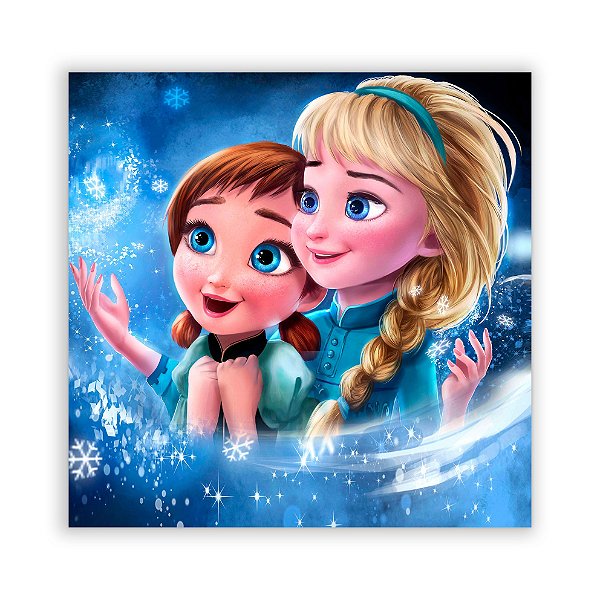 Painel Quadrado - Frozen - Sublimado 3D