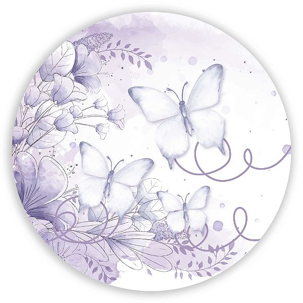 Painel de Mesa - Borboleta - Sublimado 3D