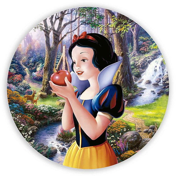 Painel de Mesa - Branca de Neve - Sublimado 3D