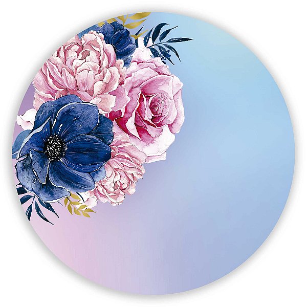 Painel de Mesa - Floral - Sublimado 3D