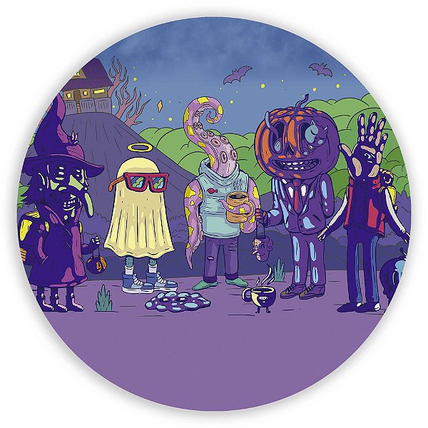 Painel de Mesa - Halloween - Sublimado 3D