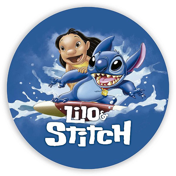 Painel de Mesa - Lilo e Stitch - Sublimado 3D