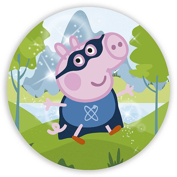 Painel de Mesa - Peppa Pig - Sublimado 3D