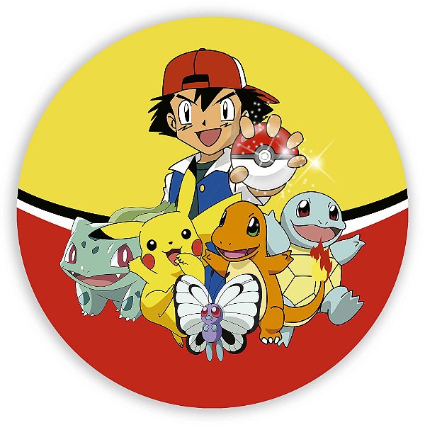 Painel de Mesa - Pokemon - Sublimado 3D