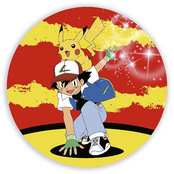Painel de Mesa - Pokemon - Sublimado 3D
