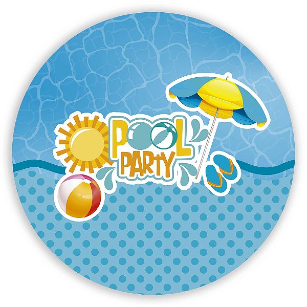 Painel de Mesa - Pool Party - Sublimado 3D