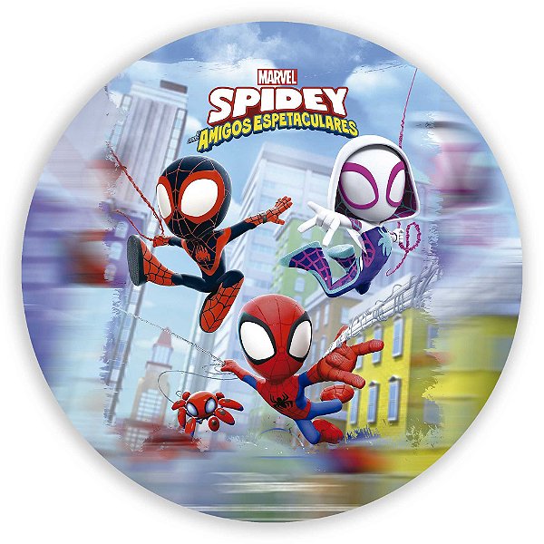 Painel de Mesa - Spidey e seus Amigos - Sublimado 3D