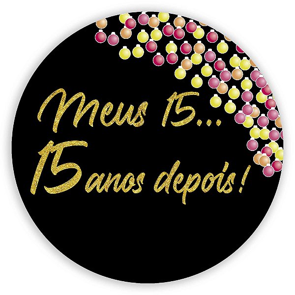 Painel de Mesa - 15 anos - Sublimado 3D