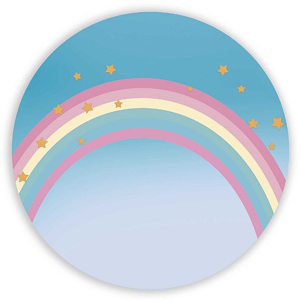 Painel de Mesa - Arco Iris - Sublimado 3D