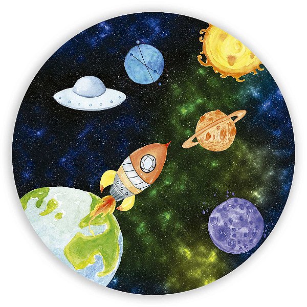 Painel de Mesa - Astronauta - Sublimado 3D