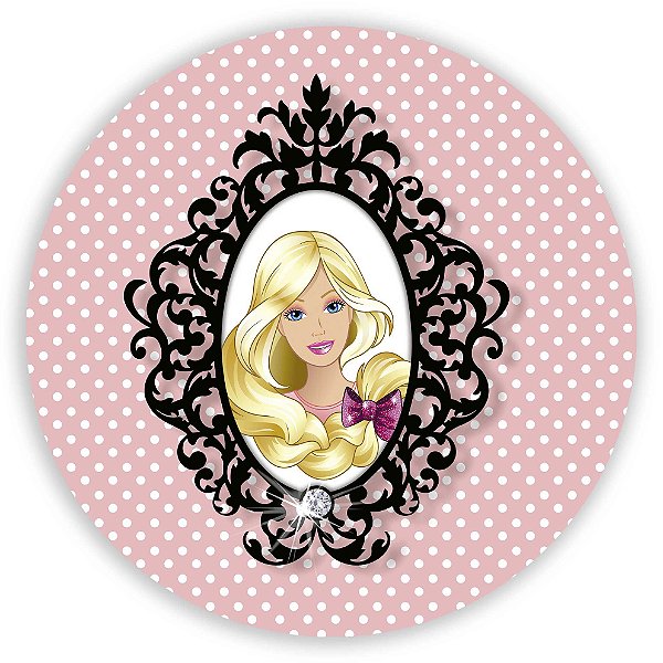 Painel de Mesa - Barbie - Sublimado 3D
