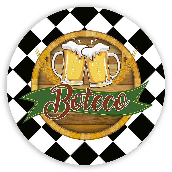 Painel de Mesa - Boteco - Sublimado 3D