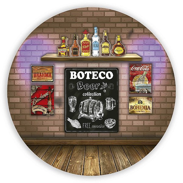 Painel de Mesa - Boteco - Sublimado 3D