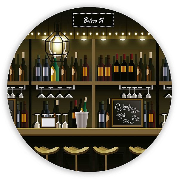 Painel de Mesa - Boteco - Sublimado 3D