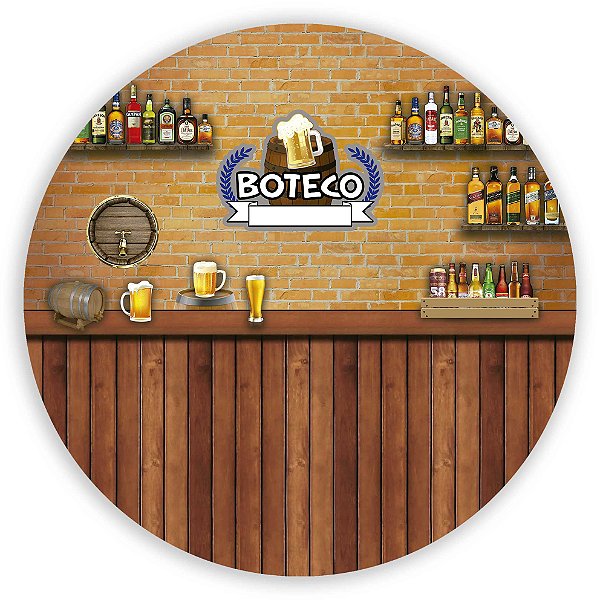 Painel de Mesa - Boteco - Sublimado 3D