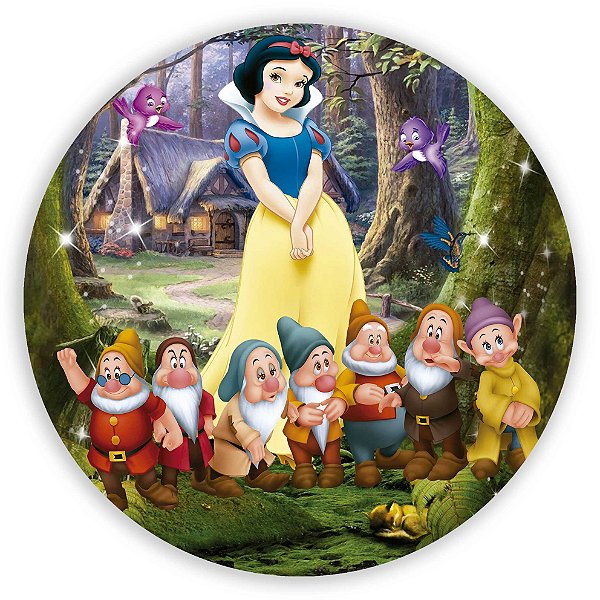 Painel de Mesa - Branca de Neve - Sublimado 3D