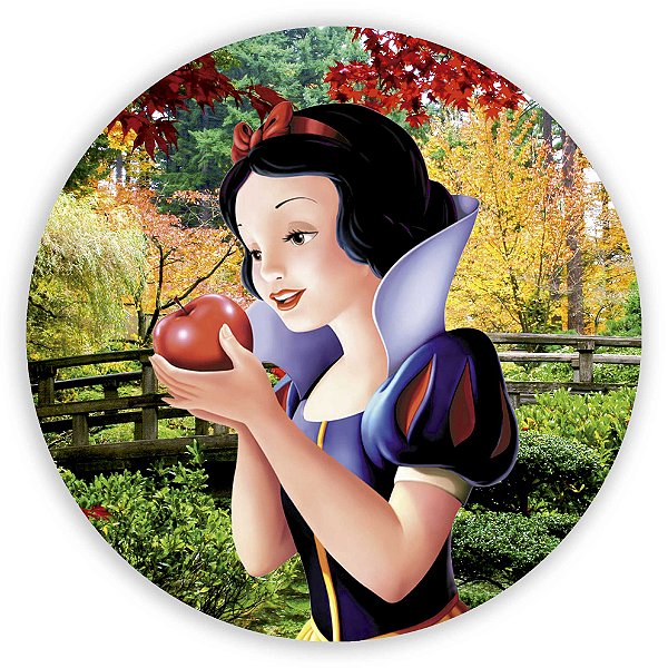 Painel de Mesa - Branca de Neve - Sublimado 3D