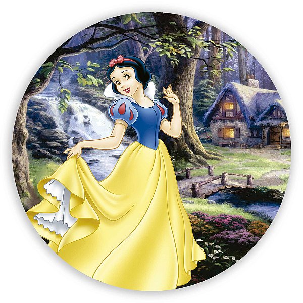 Painel de Mesa - Branca de Neve - Sublimado 3D