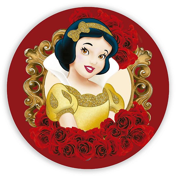 Painel de Mesa - Branca de Neve - Sublimado 3D