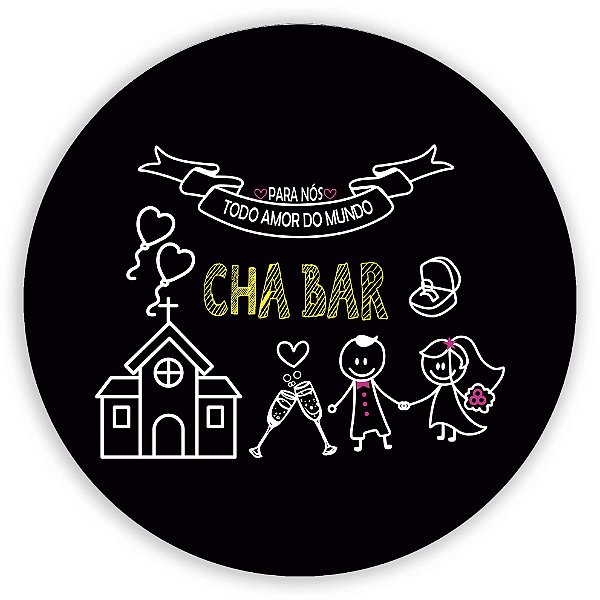 Painel de Mesa - Cha Bar - Sublimado 3D
