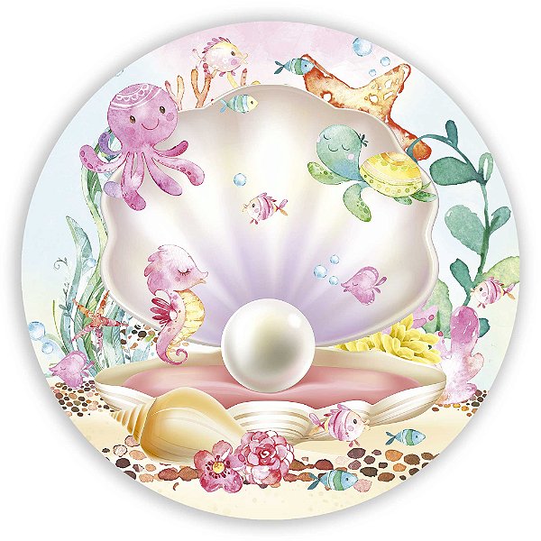 Capa Mini Painel Sublimado - Concha