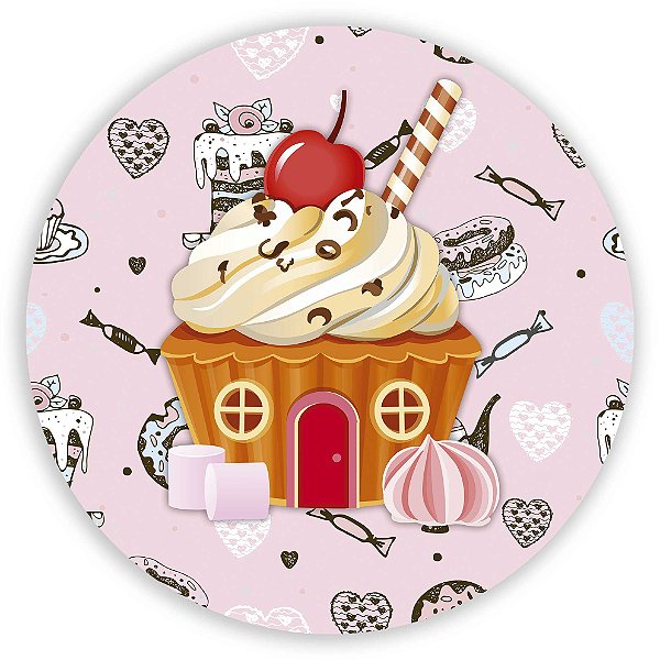 Painel de Mesa - Doces - Sublimado 3D