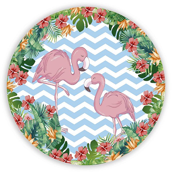 Painel de Mesa - Flamingo - Sublimado 3D