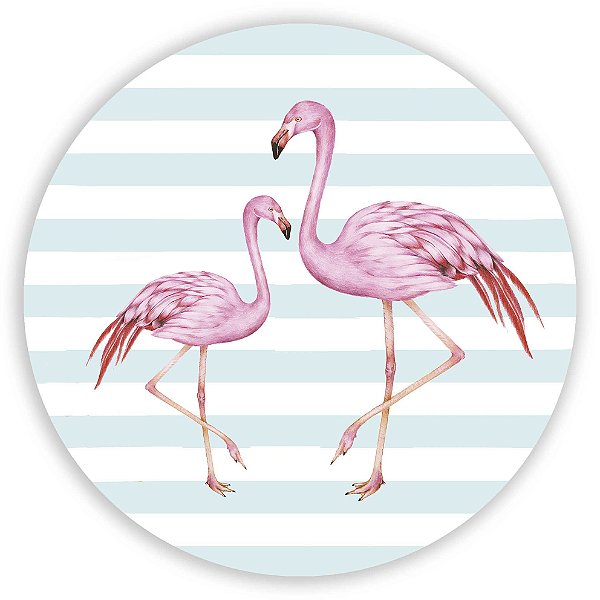 Painel de Mesa - Flamingo - Sublimado 3D