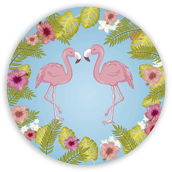 Painel de Mesa - Flamingo - Sublimado 3D