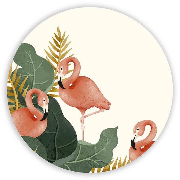 Painel de Mesa - Flamingo - Sublimado 3D