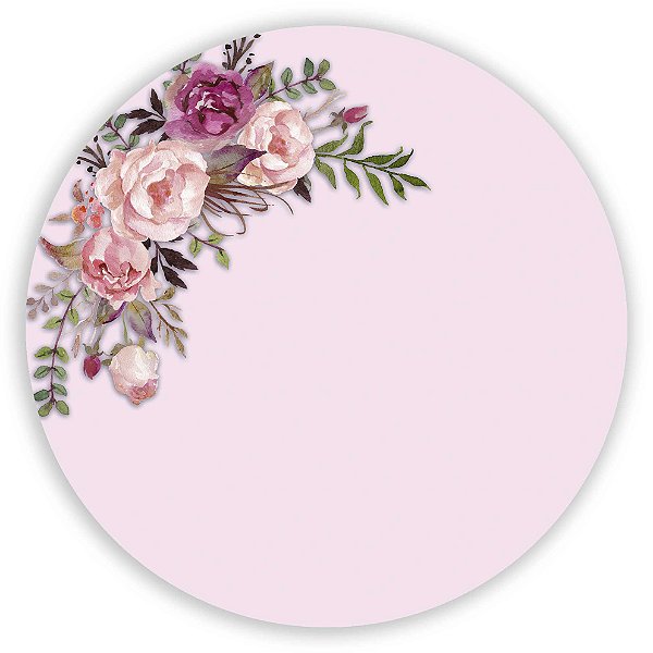 Painel de Mesa - Floral - Sublimado 3D