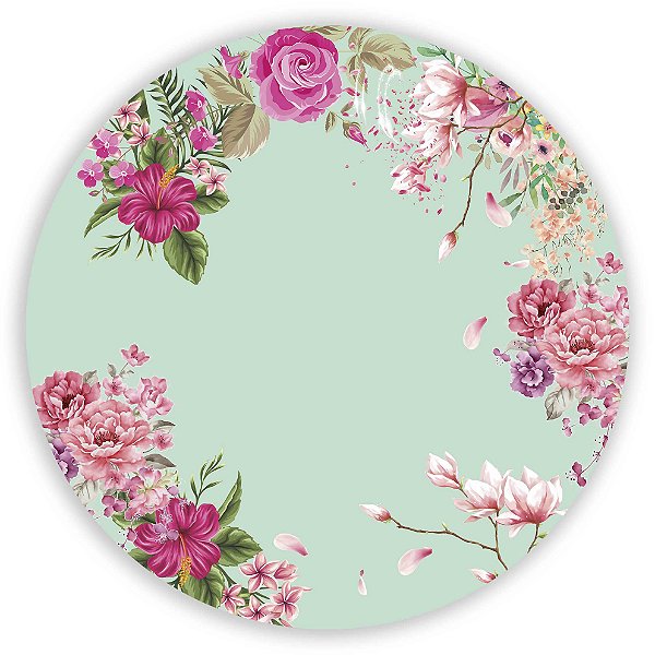 Painel de Mesa - Floral - Sublimado 3D