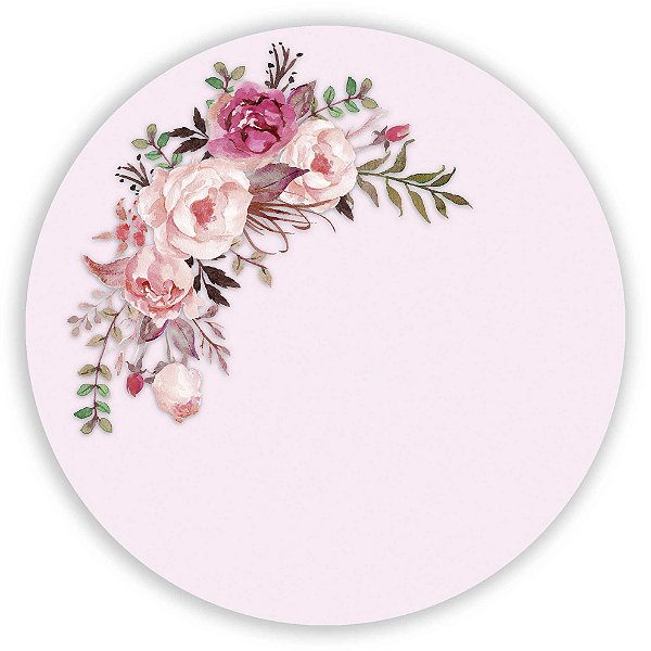 Painel de Mesa - Floral - Sublimado 3D