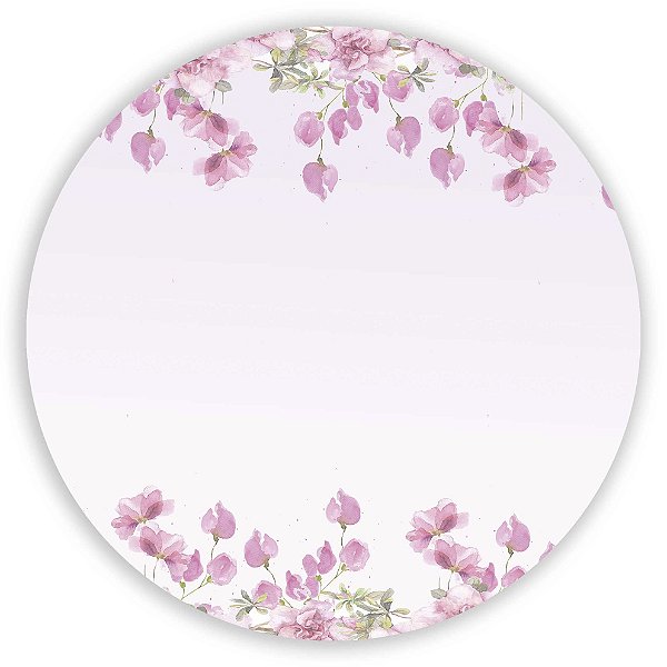Painel de Mesa - Floral - Sublimado 3D