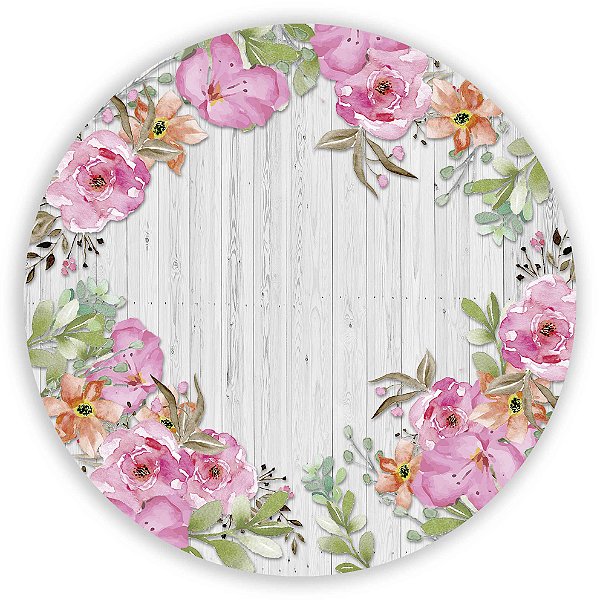 Painel de Mesa - Floral - Sublimado 3D