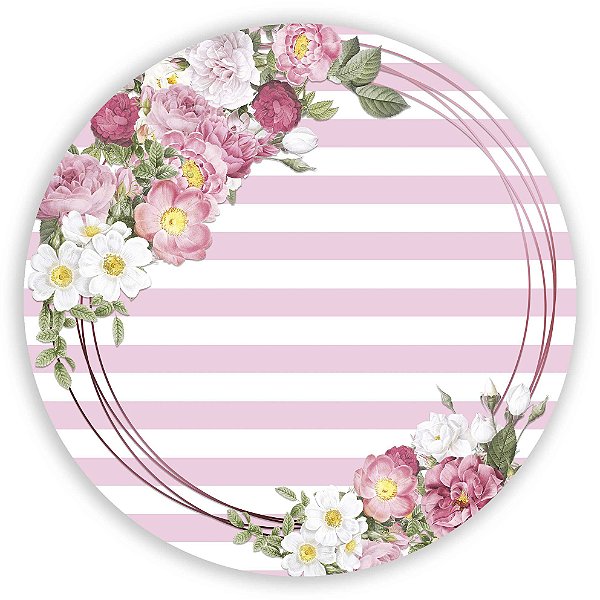 Painel de Mesa - Floral - Sublimado 3D
