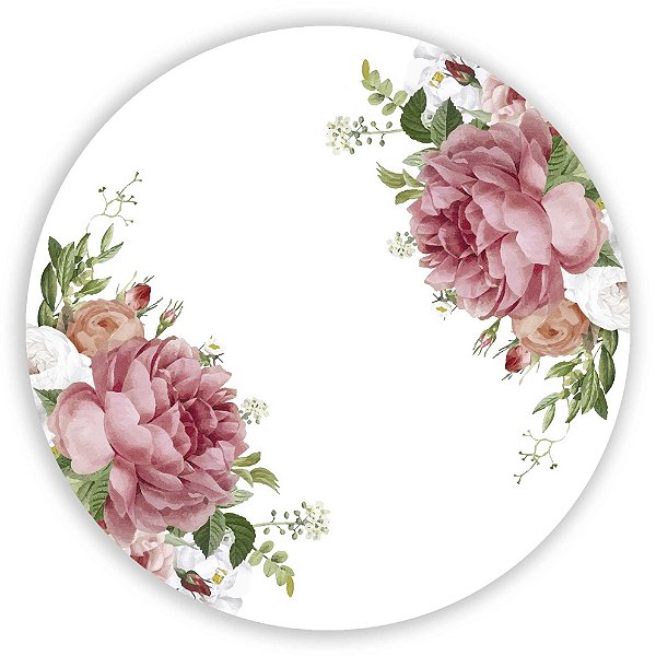 Painel de Mesa - Floral - Sublimado 3D