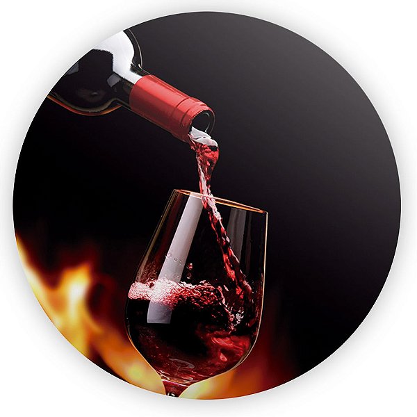 Painel de Mesa - Vinho - Sublimado 3D