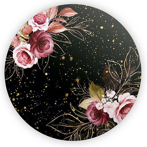 Painel de Mesa - Floral - Sublimado 3D