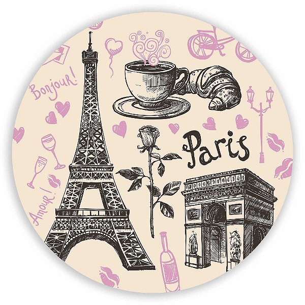 Painel de Mesa - Paris - Sublimado 3D